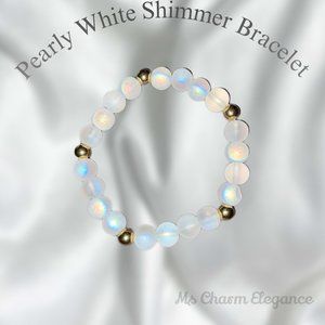 White Shimmer Bracelet🤍